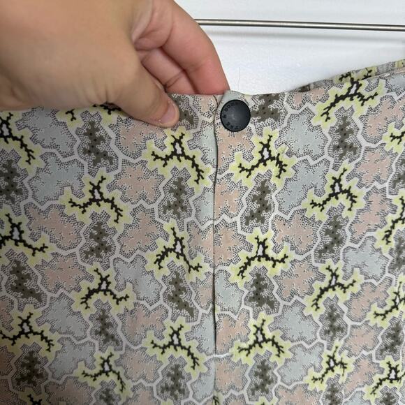 Rag & Bone Printed Pastel High Rise Stretch Silk Pants Size 8 - Picture 4 of 7